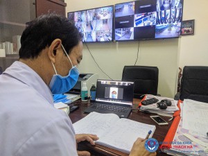Bệnh viện đa khoa Thạch Hà: Triển khai giao ban trực tuyến toàn bệnh viện hàng ngày