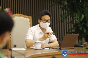 Phó Thủ tướng Chính phủ Vũ Đức Đam phát biểu chủ trì cuộc họp    Ảnh: Văn Điệp/ TTXVN