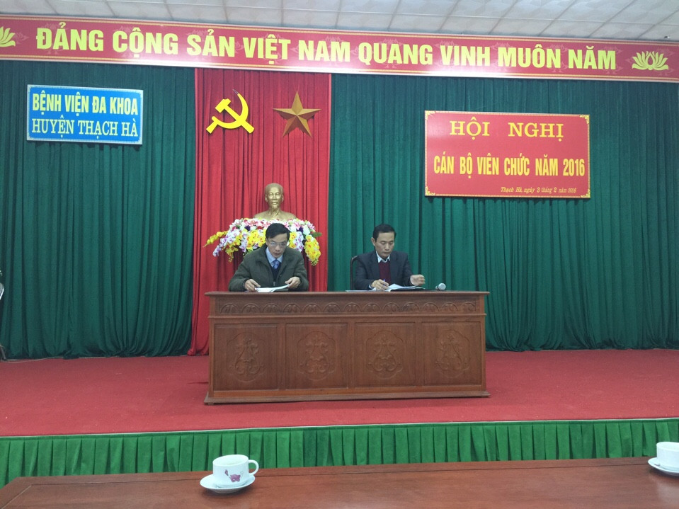 Hội nghị cán bộ viên chức năm 2016