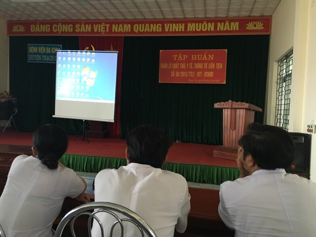 Tập huấn quản lý chất thải y tế, thông tư liên tịch số 58/2015-TTLT-BYT-BTNMT