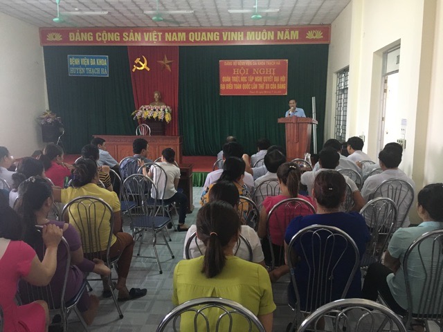 Hội nghị quán triệt, học tập nghị quyết đại hội đại biểu toàn quốc lần thứ XII của đảng và sơ kết công tác đảng 6 tháng đầu năm 2016