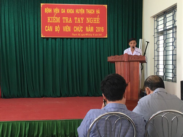 Kiểm tra tay nghề cán bộ viên chức năm 2016