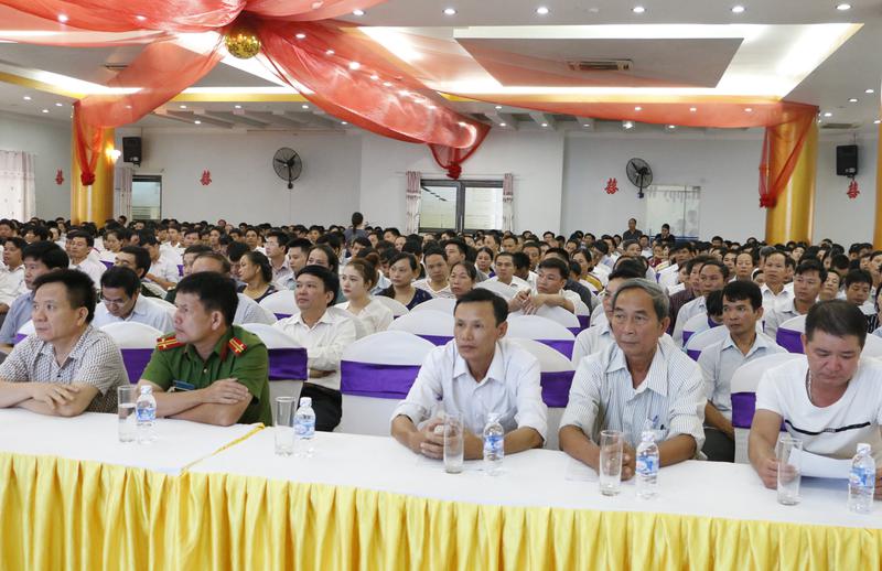 Các học viên tham gia lớp tập huấn