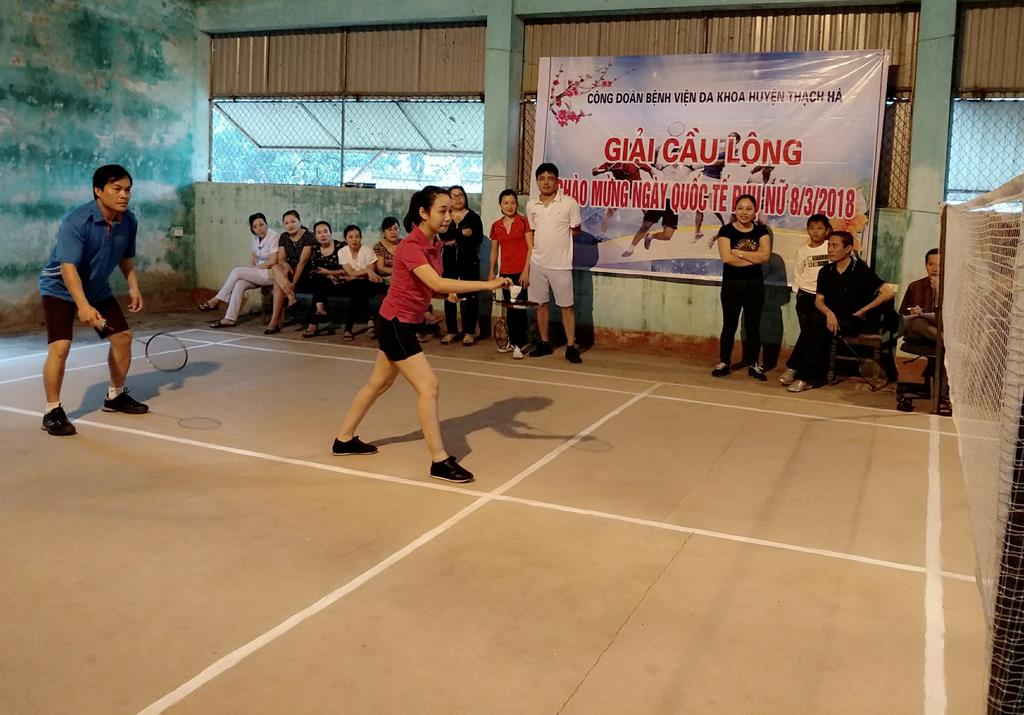 Giải cầu lông chào mừng kỷ niệm Ngày quốc tế phụ nữ 8-3-2018