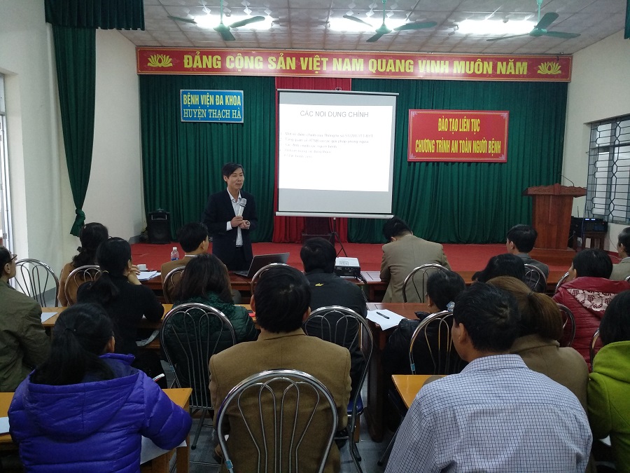 Đào tạo liên tục về An toàn người bệnh cho cán bộ, nhân viên bệnh viện