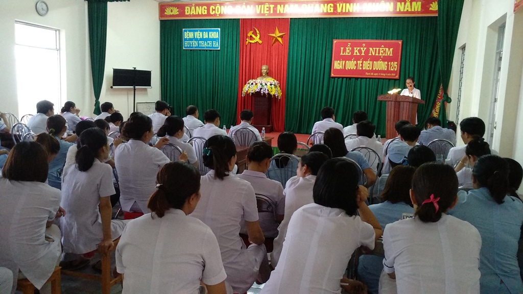 Bệnh viện Thạch Hà kỷ niệm ngày Quốc tế Điều dưỡng 12/5