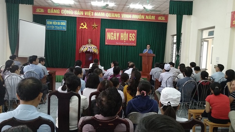 Ngày hội 5S tại Bệnh viện đa khoa huyện Thạch Hà