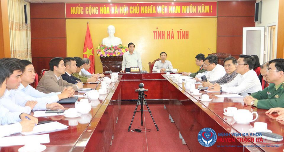 Các đại biểu tham dự Hội Nghị Trực tuyến tại điểm cầu Hà Tĩnh