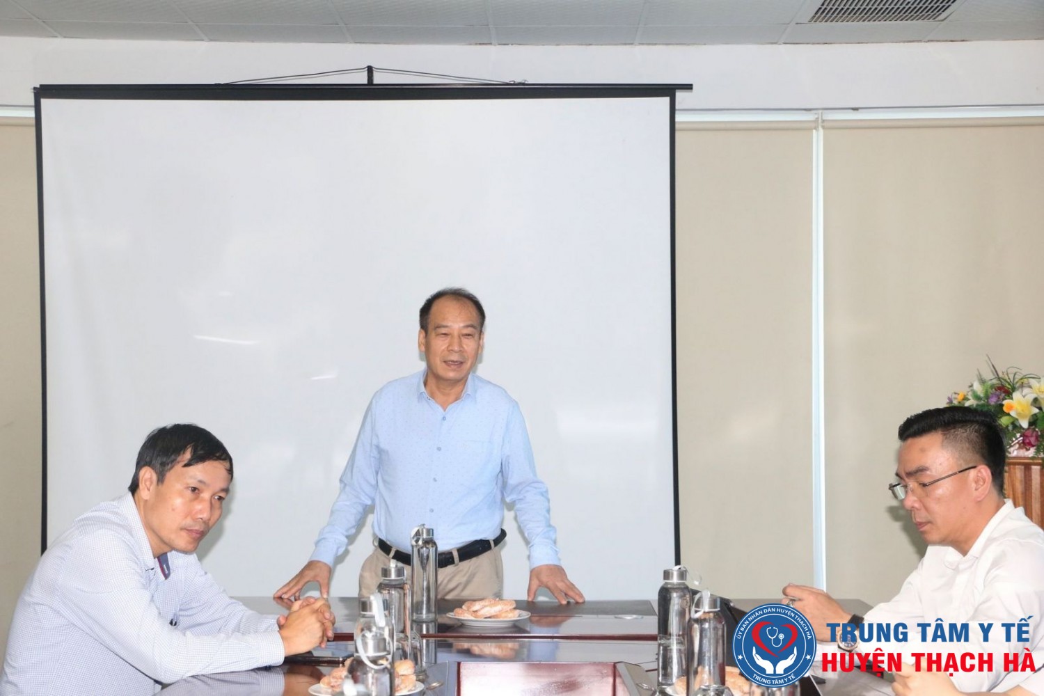 Cục Quản lý môi trường Bộ Y tế làm việc với ngành Y tế Hà Tĩnh