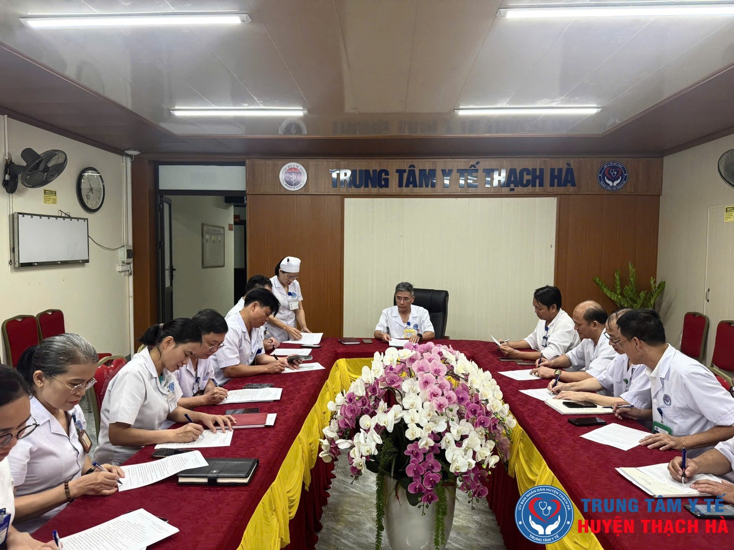 TTYT THẠCH HÀ PHÁT ĐỘNG PHONG TRÀO HƯỞNG ỨNG NGÀY VỆ SINH TAY THẾ GIỚI 05/5